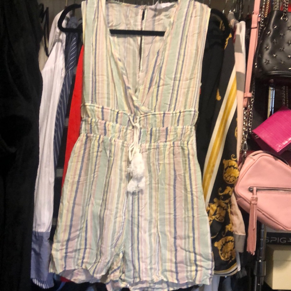 Bcbg gen multi color romper